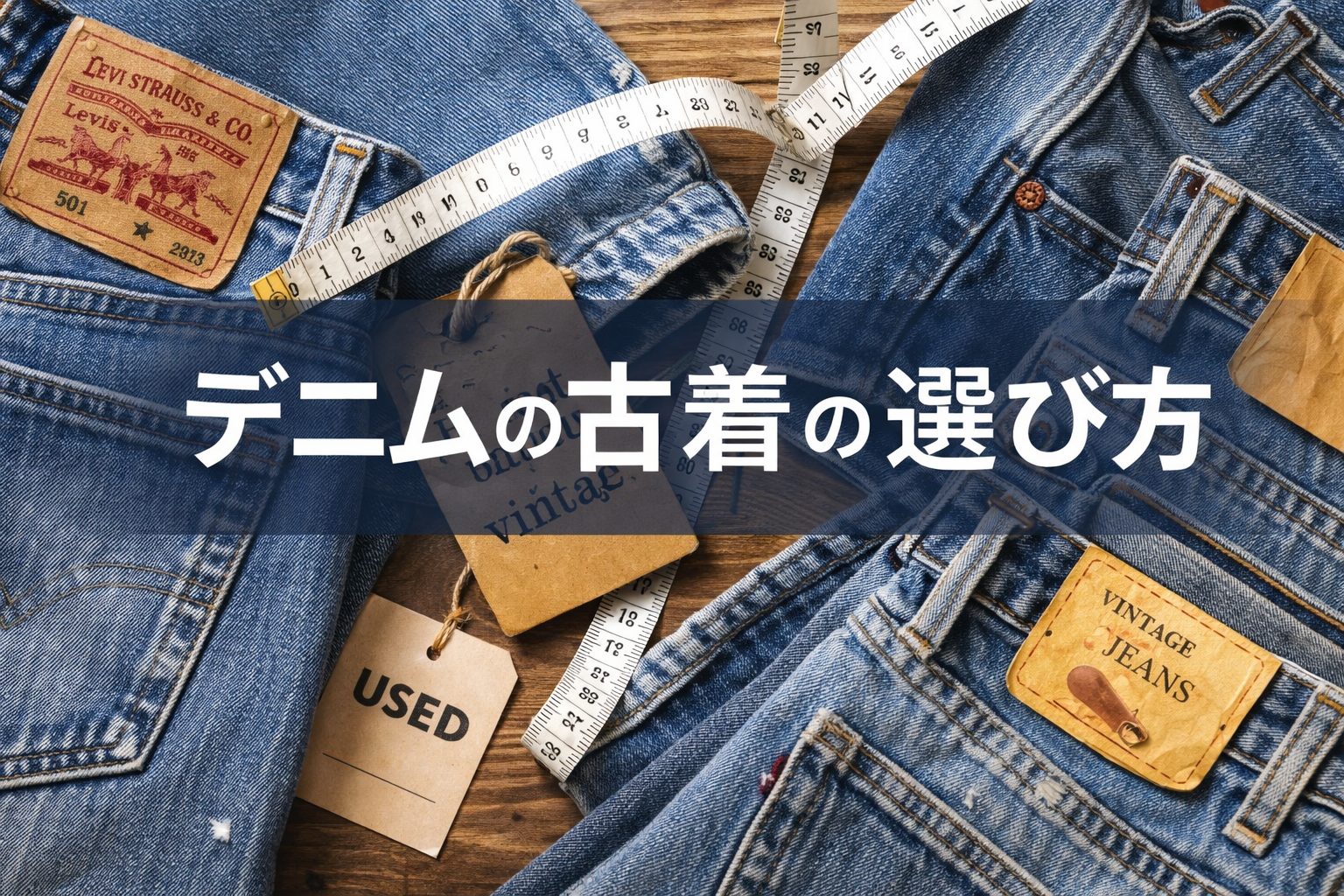デニムの古着の選び方