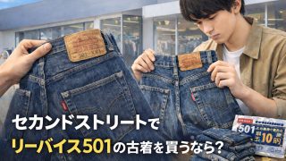セカンドストリートでリーバイス501の古着を買うなら？見分け方と相場、買取のポイントを解説 