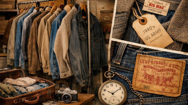 古着のアーカイブとは？ヴィンテージとの違いと選び方をわかりやすく解説！
