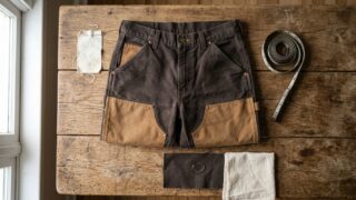 カーハートのダブルニーの縮み具合は？洗濯と乾燥で失敗しないサイズ選び 