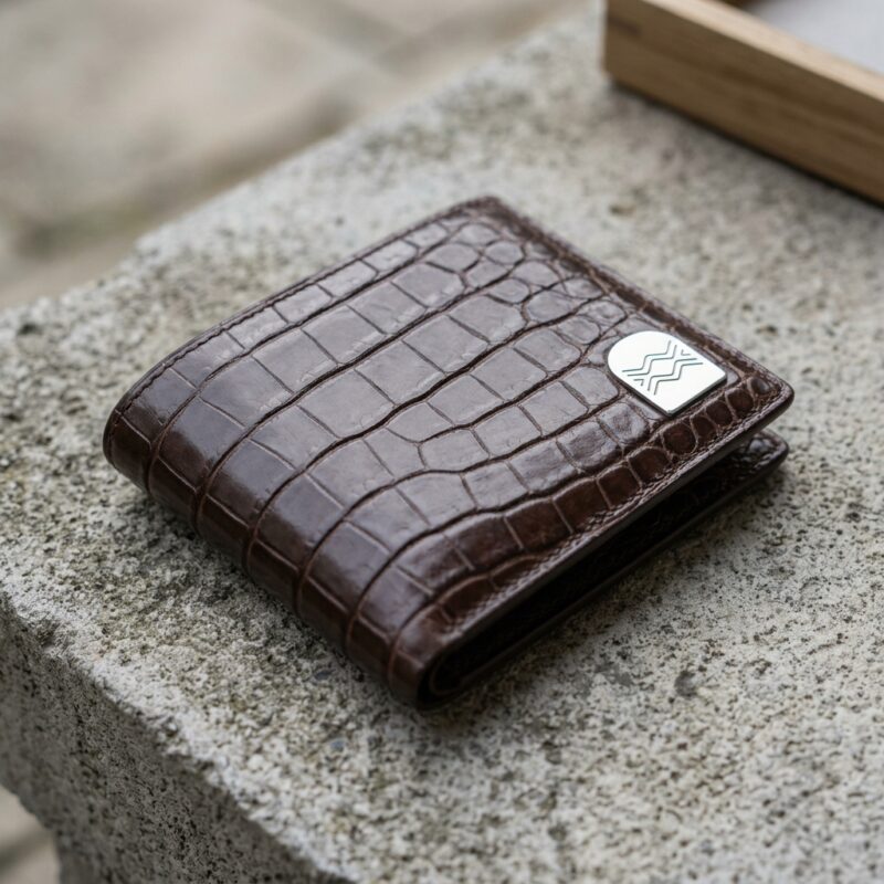 エキゾチックレザーを使った高級感のある財布